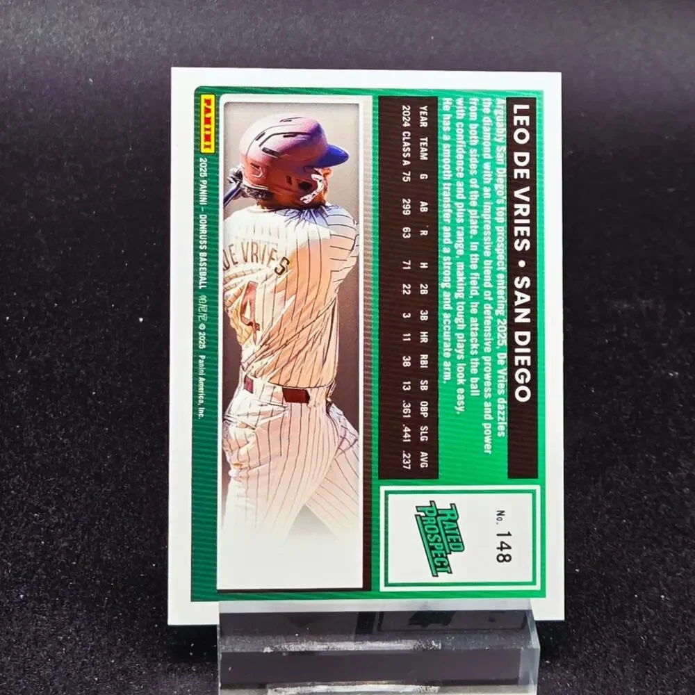 Leo De Vries Prizm Green /199 Diamond Marvels /99 RC Athletics Top Prospect